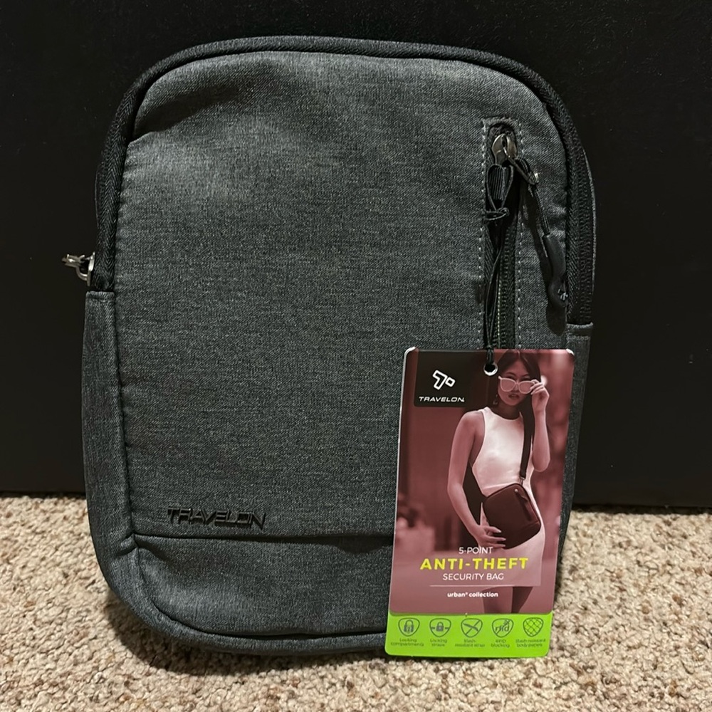 NWT Travelon Anti-Theft Urban Security Bag
